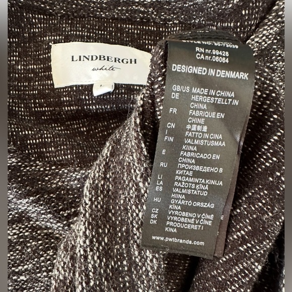 LINDBERGH WHITE Long Sleeve Crew Neck Sweatshirt Size Large - Picture 6 of 6